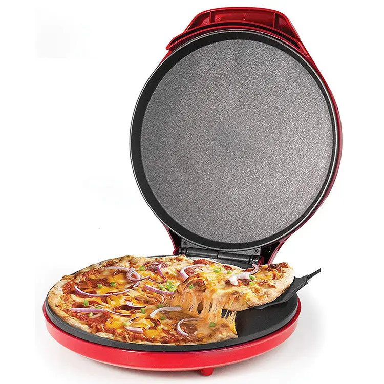 Betty Crocker 12 Pizza Maker with Variable Temperature (Red)