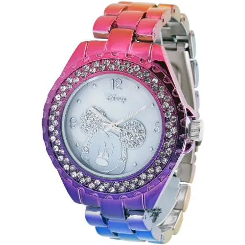 Brand New Disney Mickey Mouse Women’s MK2103 Crystal Bezel