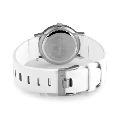 Braun Ladies White Analog Leather Watch BN0011WHWHL -