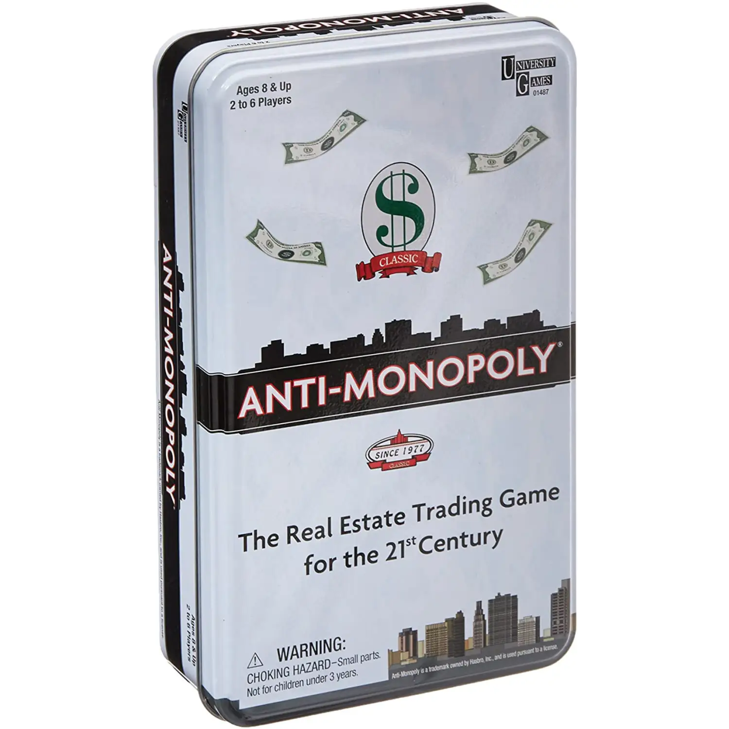 Briarpatch Anti-Monopoly Travel Size Tin Game 01487 (For 8