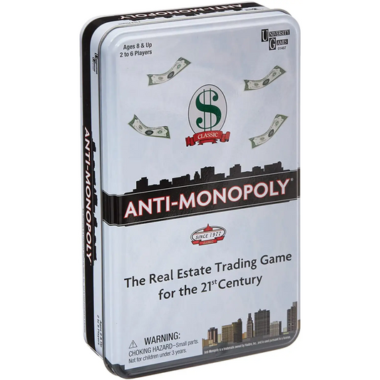 Briarpatch Anti-Monopoly Travel Size Tin Game 01487 (For 8