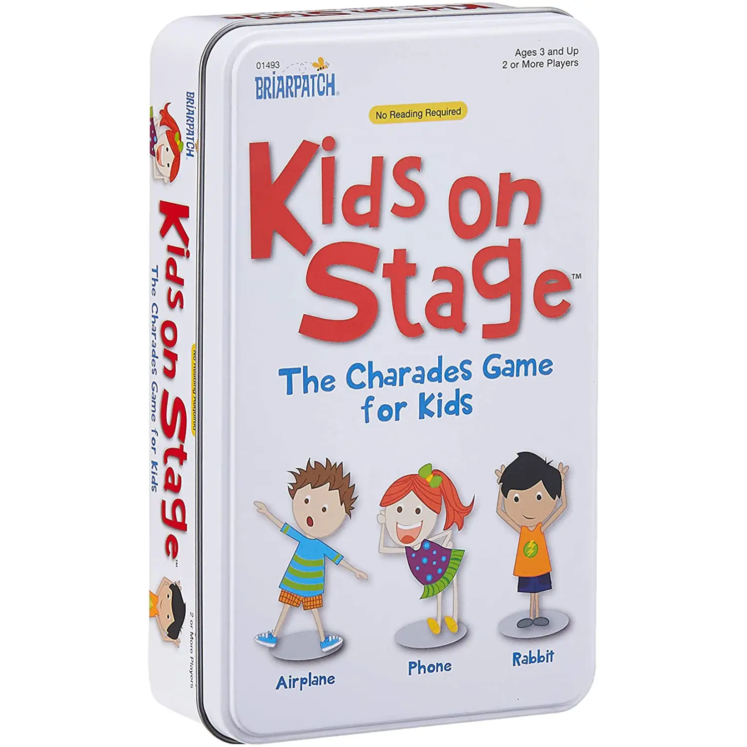 Briarpatch Kids on Stage Charades for Kids Travel Tin Game