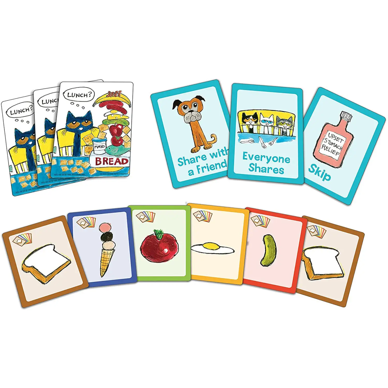 Briarpatch Pete the Cat Big Lunch Travel Size Tin Game 01527