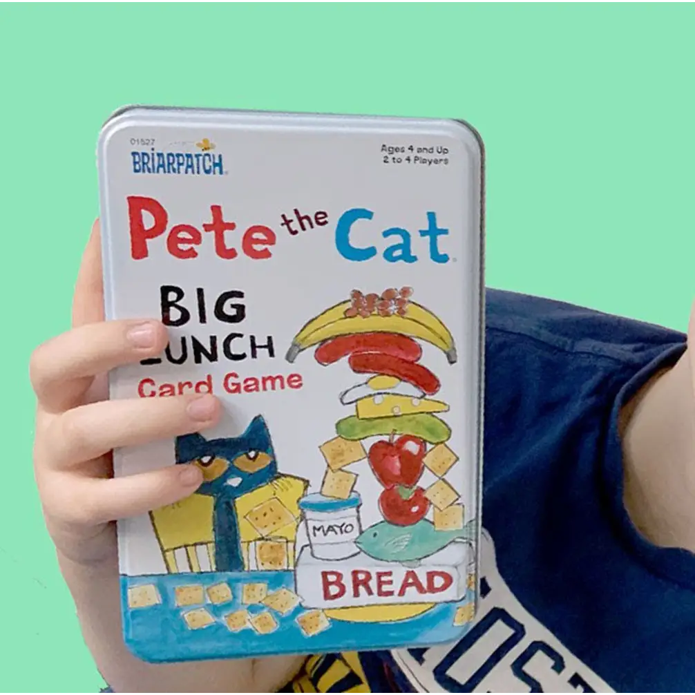 Briarpatch Pete the Cat Big Lunch Travel Size Tin Game 01527