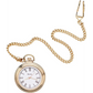 Bulova Ashton Polished Gold Tone Brass Pocket Watch /