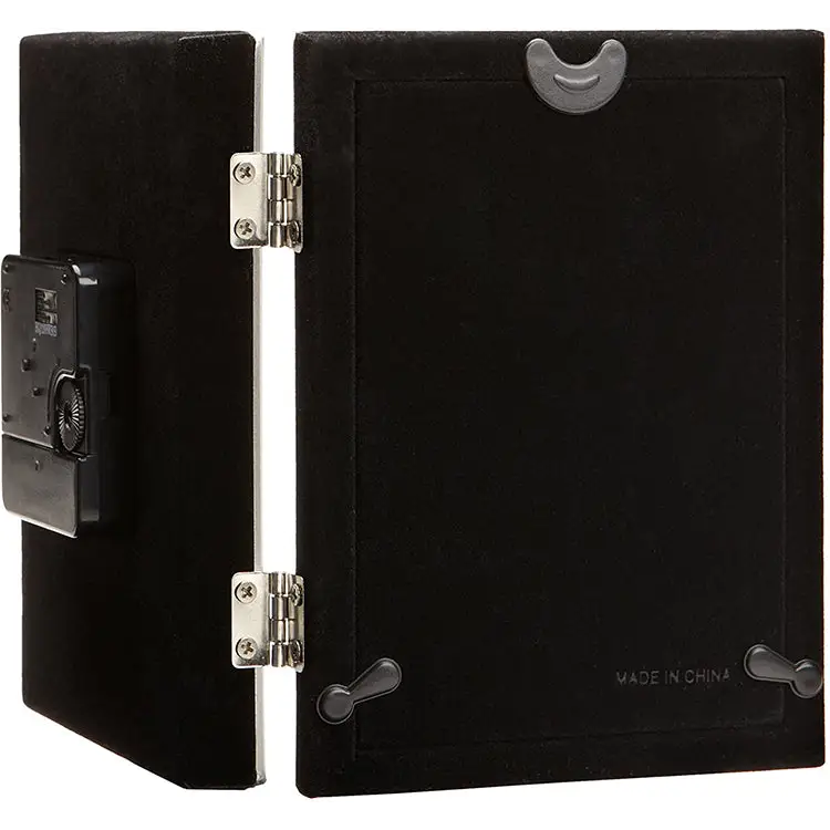 Bulova Forte II Picture Frame and Desk Clock Brushed
