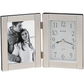 Bulova Forte II Picture Frame and Desk Clock Brushed