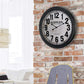 Bulova Hotelier 31 Wooden Case Oversized Wall Clock C4819 -