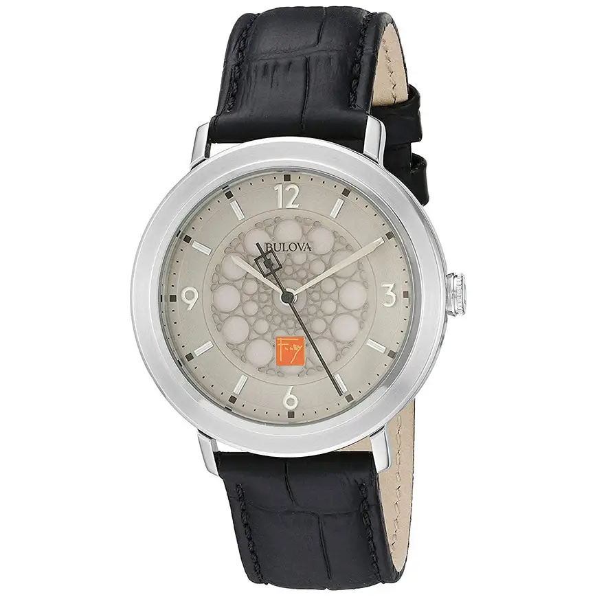 Bulova Men’s Frank Lloyd Wright Stainless Steel/Black