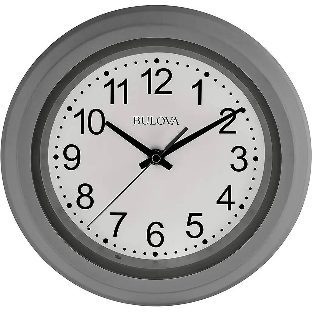 Bulova Night Vision Fully Backlit Dial Quiet Sweep 10 White