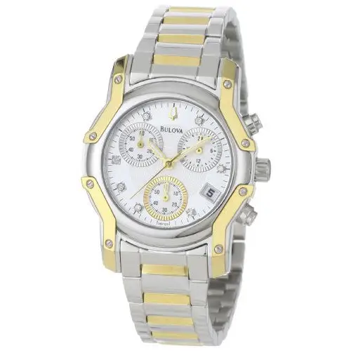 Bulova Women’s 98P120 Wintermoor Two-Tone Diamond