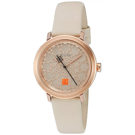 Bulova Women’s Frank Lloyd Wright Stainless Steel/White