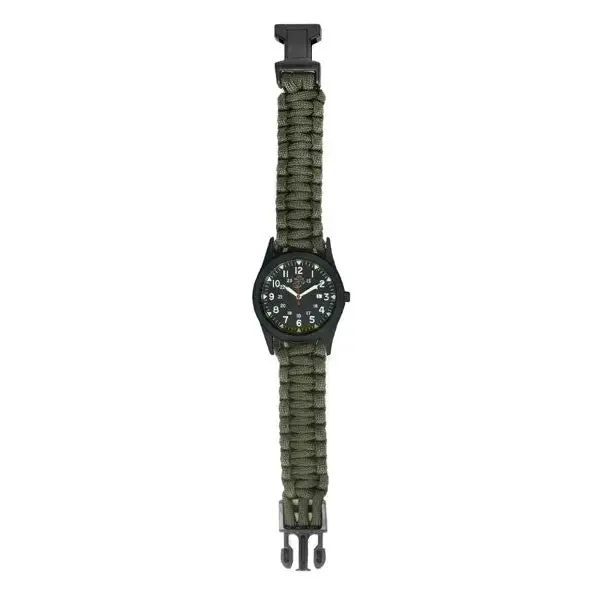 Caliber Marines Basic Field Watch With OD Paracord/Survival