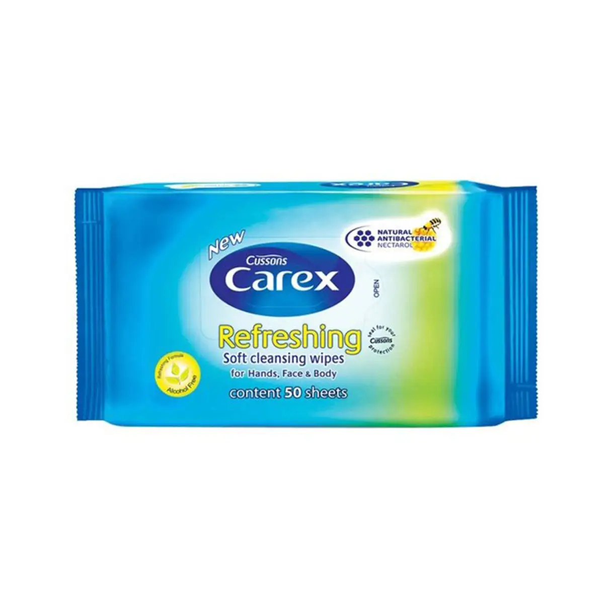 Carex Refreshing Soft Cleansing Wipes for Hands Face & Body