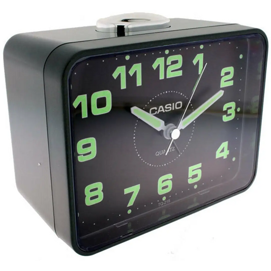 Casio Analog Quartz Snooze Beep Alarm Clock TQ218-1D - Misc