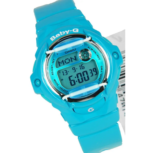 Casio Baby-G Quartz Digital 200m Blue Resin Watch BG169R-2B