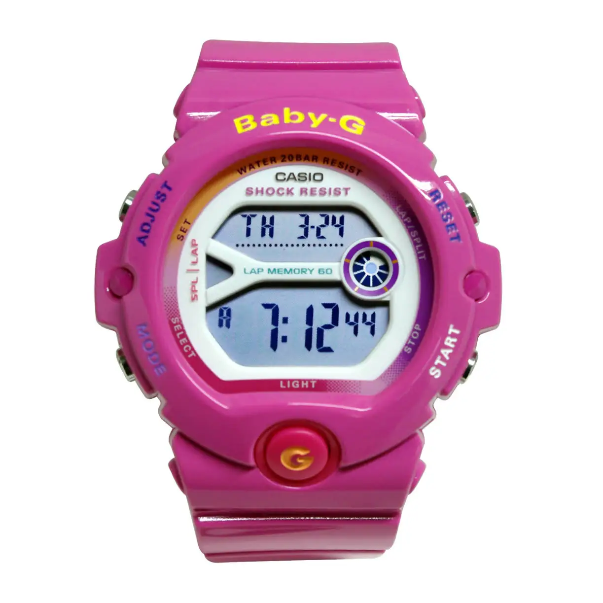 Casio Baby-G Runner’s Series Shock Resistant Hot Pink Watch