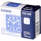 Casio Clock Travelers Beeper Analog Alarm Clock TQ140 - Misc