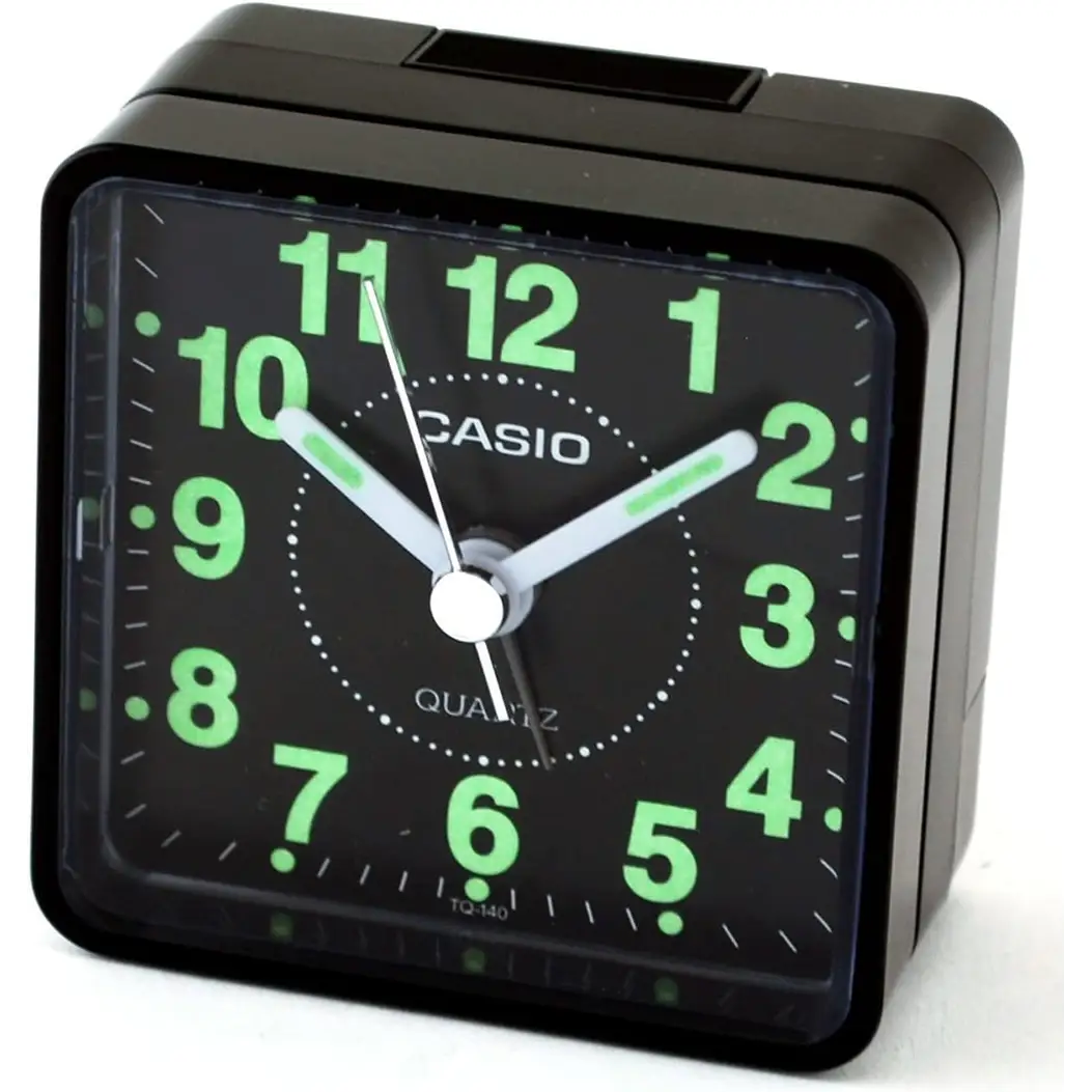 Casio Clock Travelers Beeper Analog Alarm Clock TQ140 -