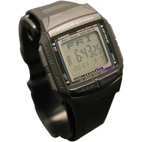 Casio Databank Dual Time Alarm Digital Watch DB36-1 -