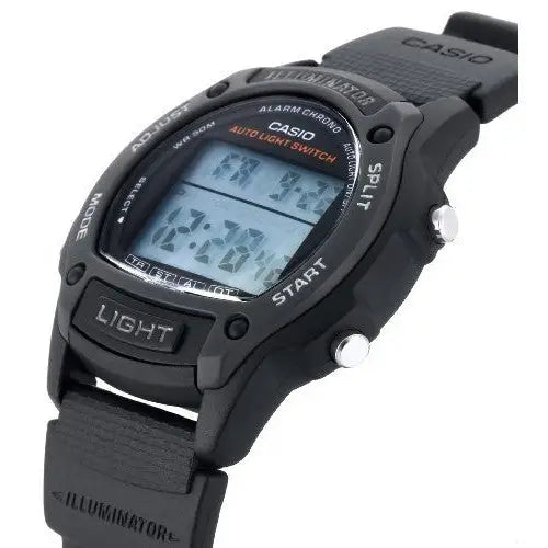 Casio Digital Dual Time 50M Alarm Light Watch W93H-1 -