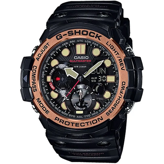 Casio G-Shock Ana-Digi Quartz Chrono Compass 200m Black