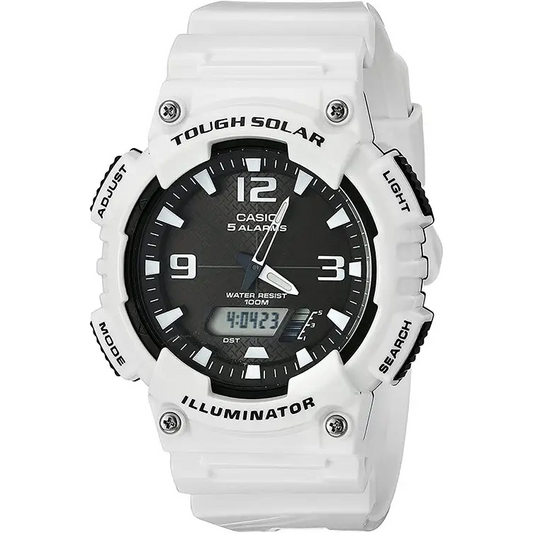 Casio G-Shock Ana-Digi Tough Solar 100m White Resin Watch
