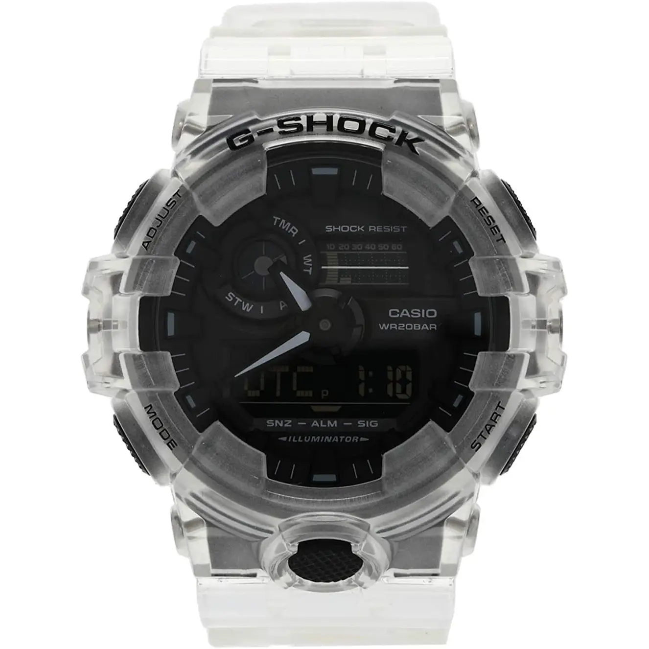 Casio G-Shock Analog-Digtal Quartz 200m Translucent Resin