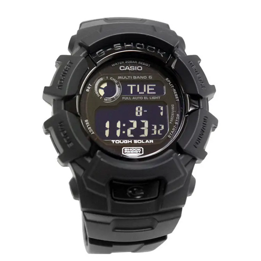 Casio G-Shock Atomic Solar 200m Digital Black Resin Watch