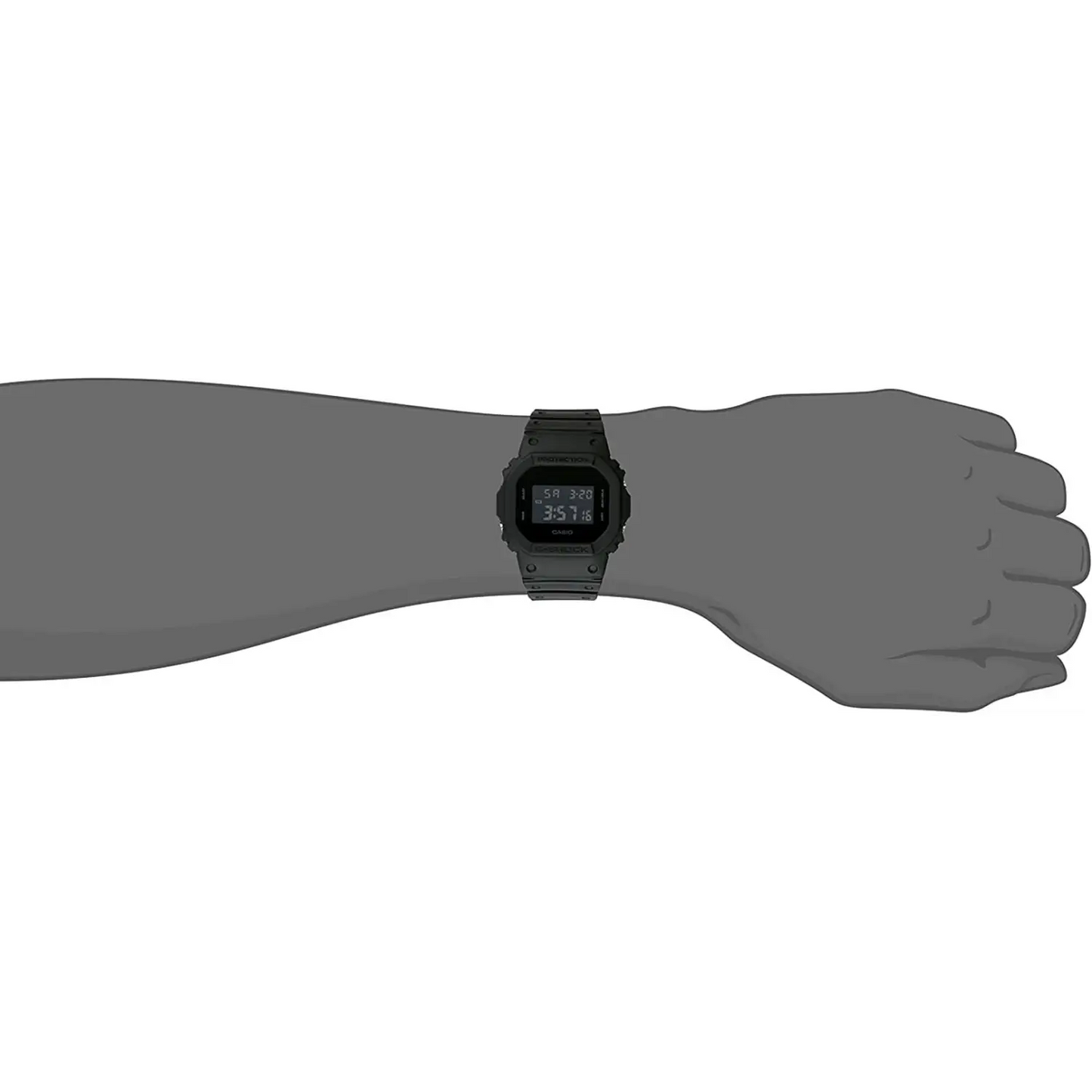 Casio G-Shock Digital Quartz 200m Black Resin DW5600BB-1 -
