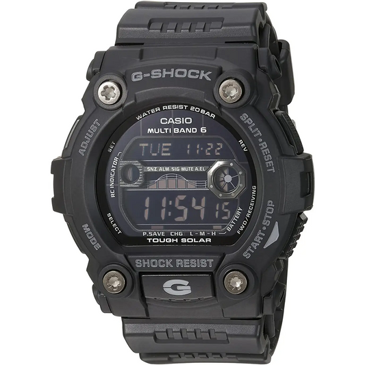 Casio G-Shock Digital Tough Solar Atomic 200m Black Resin