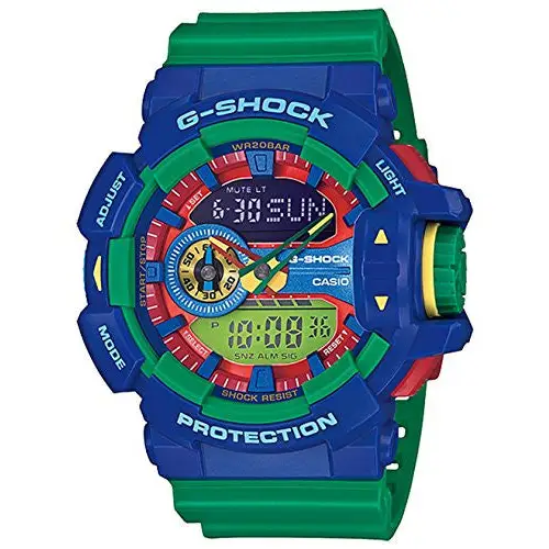 Casio G-Shock Rotary Switch Blue GA400-2A - Watches g-shock