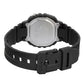 Casio Ladies Black Stopwatch Led Light Watch LA-20WH-1A -