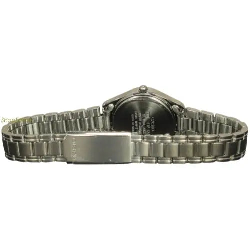 CASIO LADIES SILVER METAL BAND BLACK DIAL LTP1275D-1A - Misc