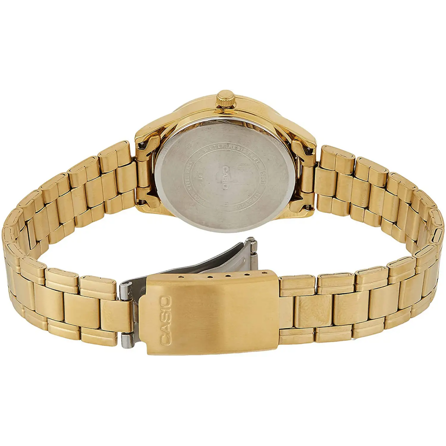 Casio LTP-V005G-1B Women’s Standard Analog Gold Tone Black