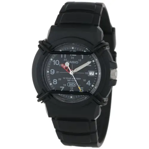 Casio Men’s 10-Year Battery Black Analog Date Sport 100M