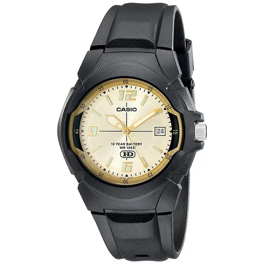 Casio Men’s 10-Year Battery Life 100m Black Resin Watch