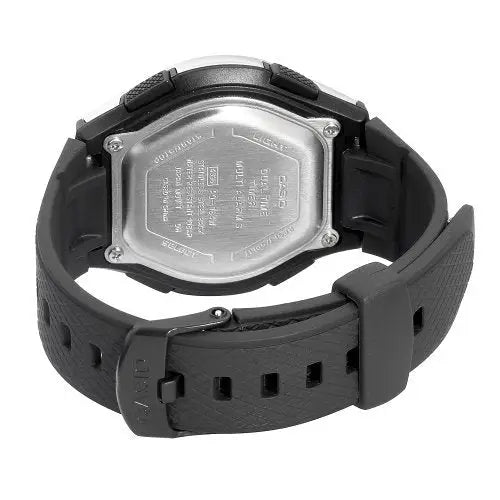 Casio Men’s Ana-Digi 100m Stainless Steel Black Resin Watch