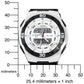 Casio Men’s Ana-Digi 100m Stainless Steel Black Resin Watch