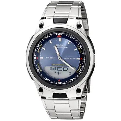 Casio Men’s Analog Digital 30 Databank Watch AW80D-2 -