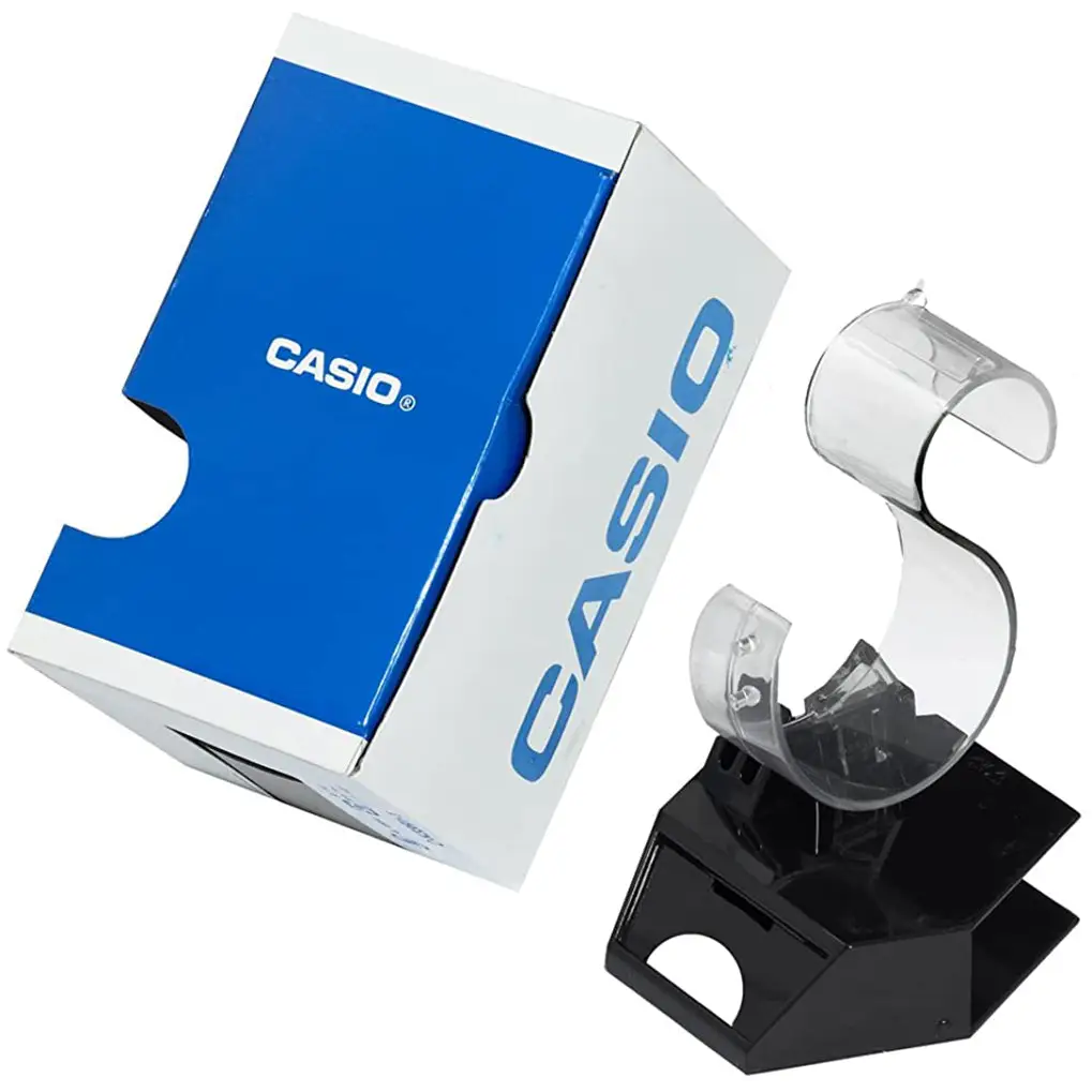 Casio Men’s Analog-Digital Quartz Dual Time Black Resin