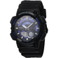 Casio Men’s Analog-Digital World Time 100m Black Resin Watch