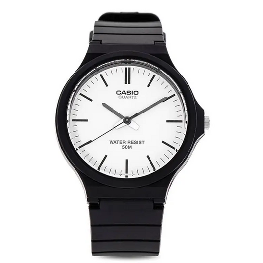 Casio Men’s Analog Quartz Black Resin Watch MW240-7EV - Misc
