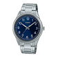 Casio Men’s Analog Quartz Blue Dial Stainless Steel Watch