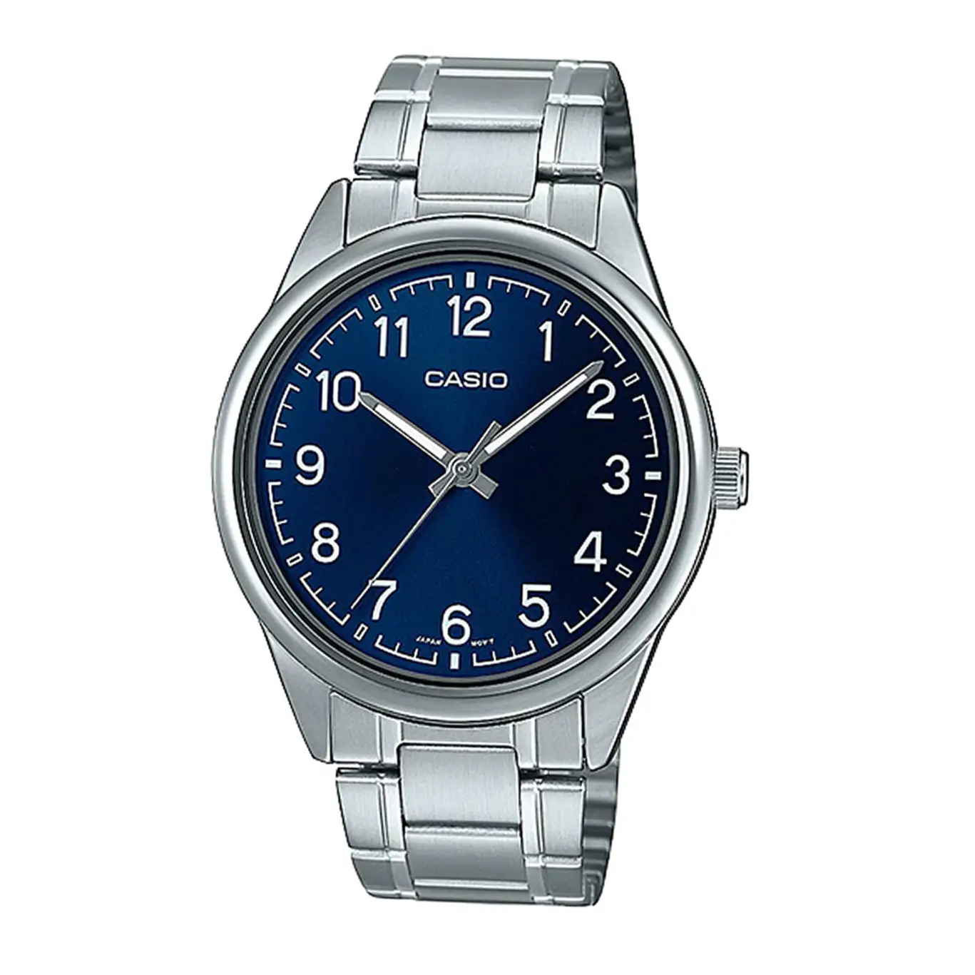 Casio Men’s Analog Quartz Blue Dial Stainless Steel Watch