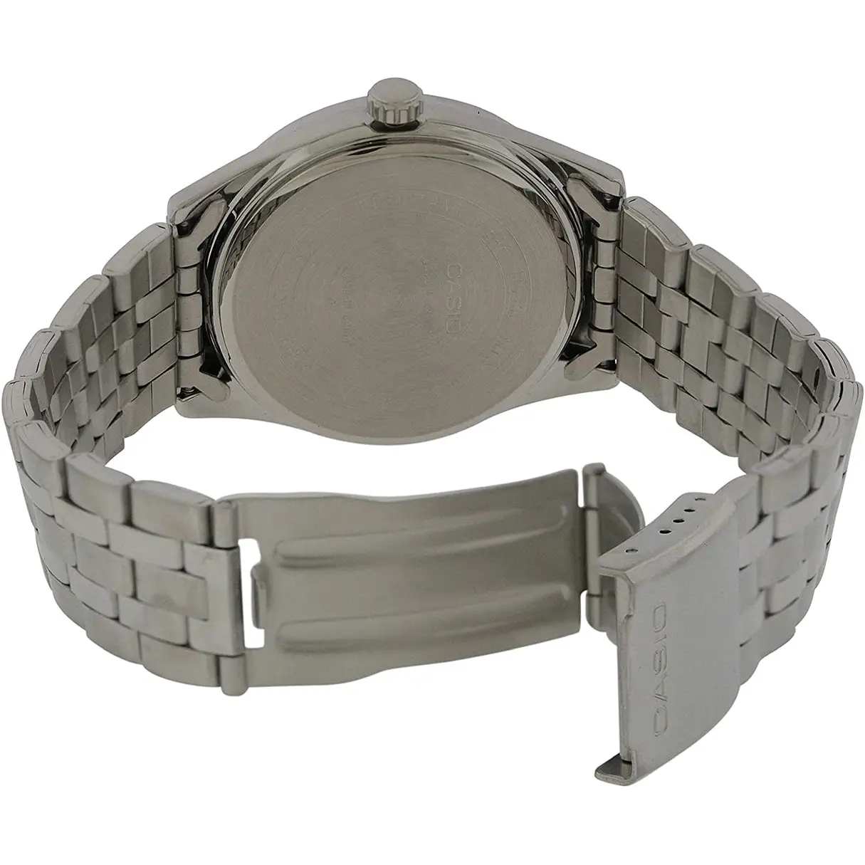 Casio Men’s Analog Quartz Day/Date Stainless Steel Watch