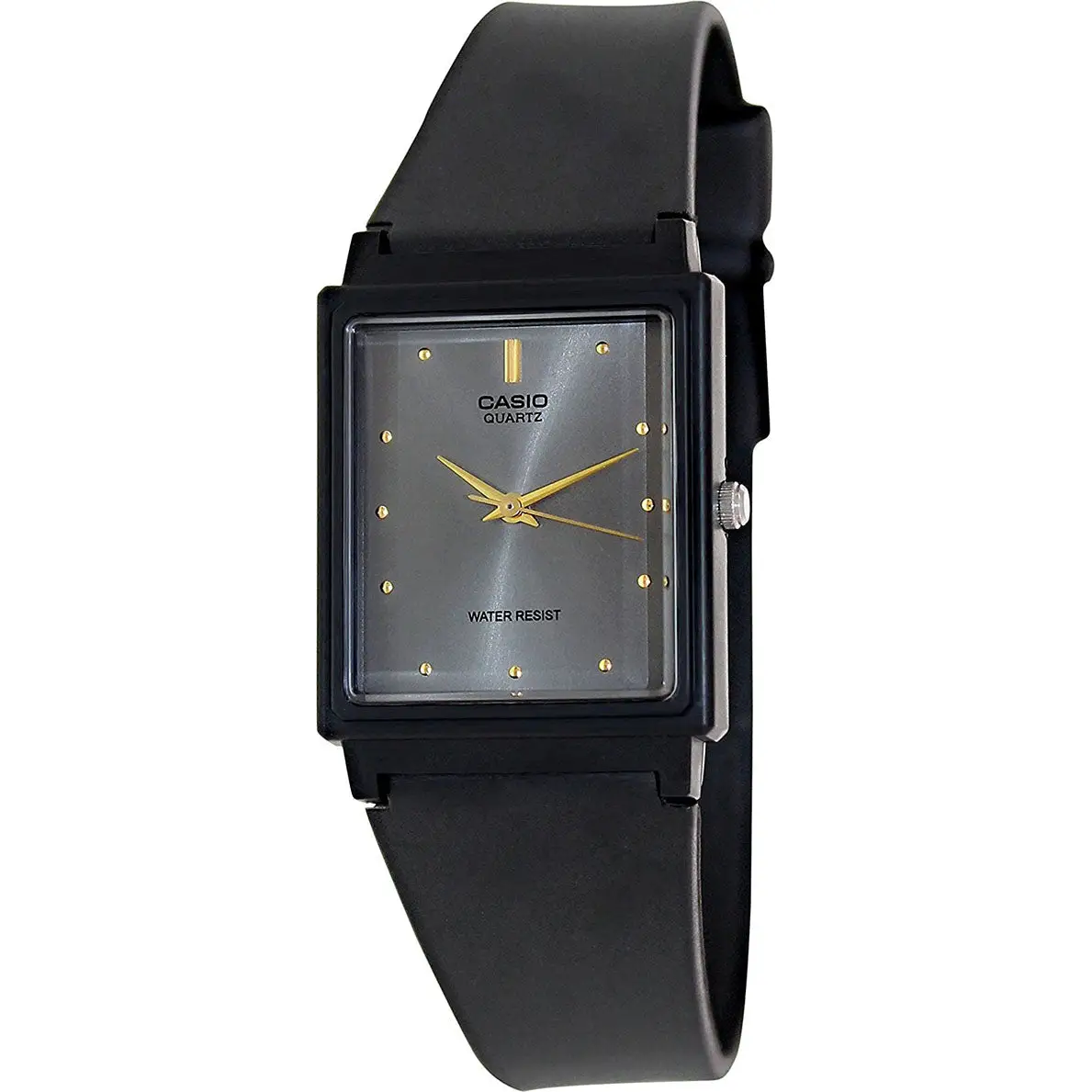 Casio Men’s Analog Quartz Grey Dial Black Resin Watch