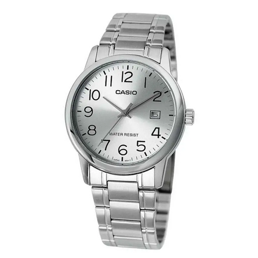 Casio Men’s Analog Quartz Silver Dial Stainless Steel Watch