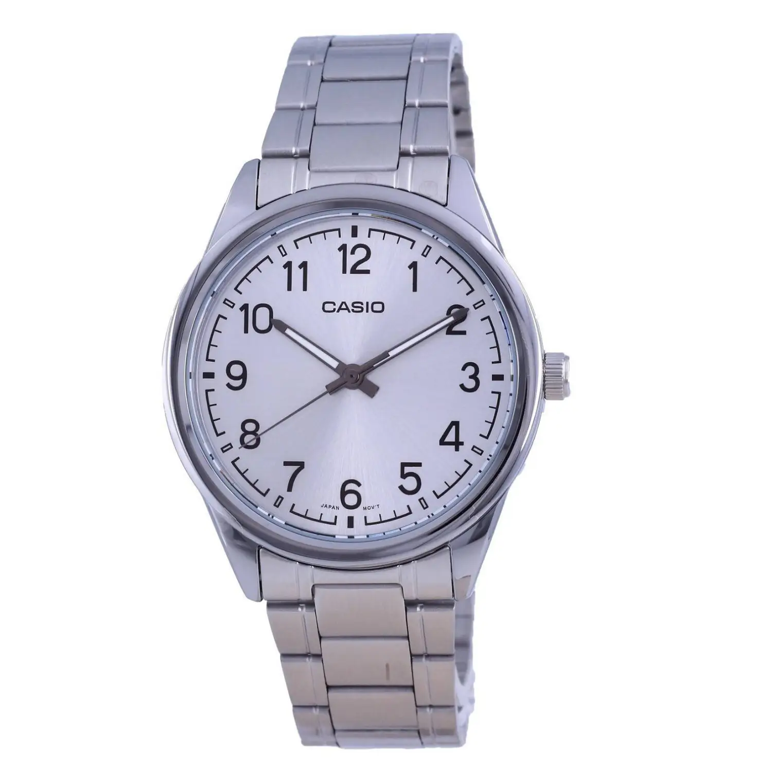 Casio Men’s Analog Quartz Silver Tone Dial Stainless Steel