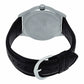 Casio Men’s Analog Quartz Stainless Steel/Black Leather
